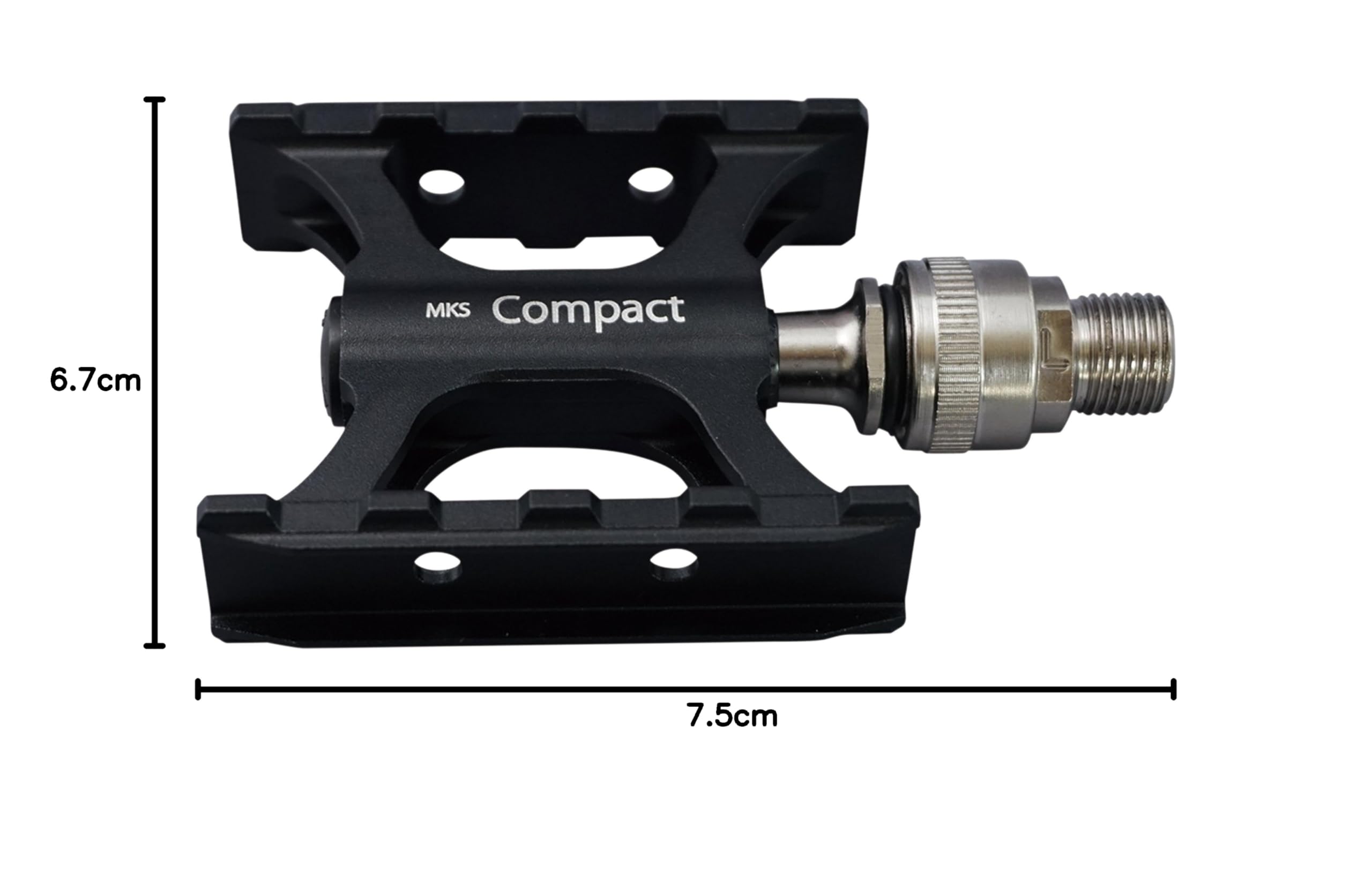 Pedale - Compact Ezy - Schwarz - MKS