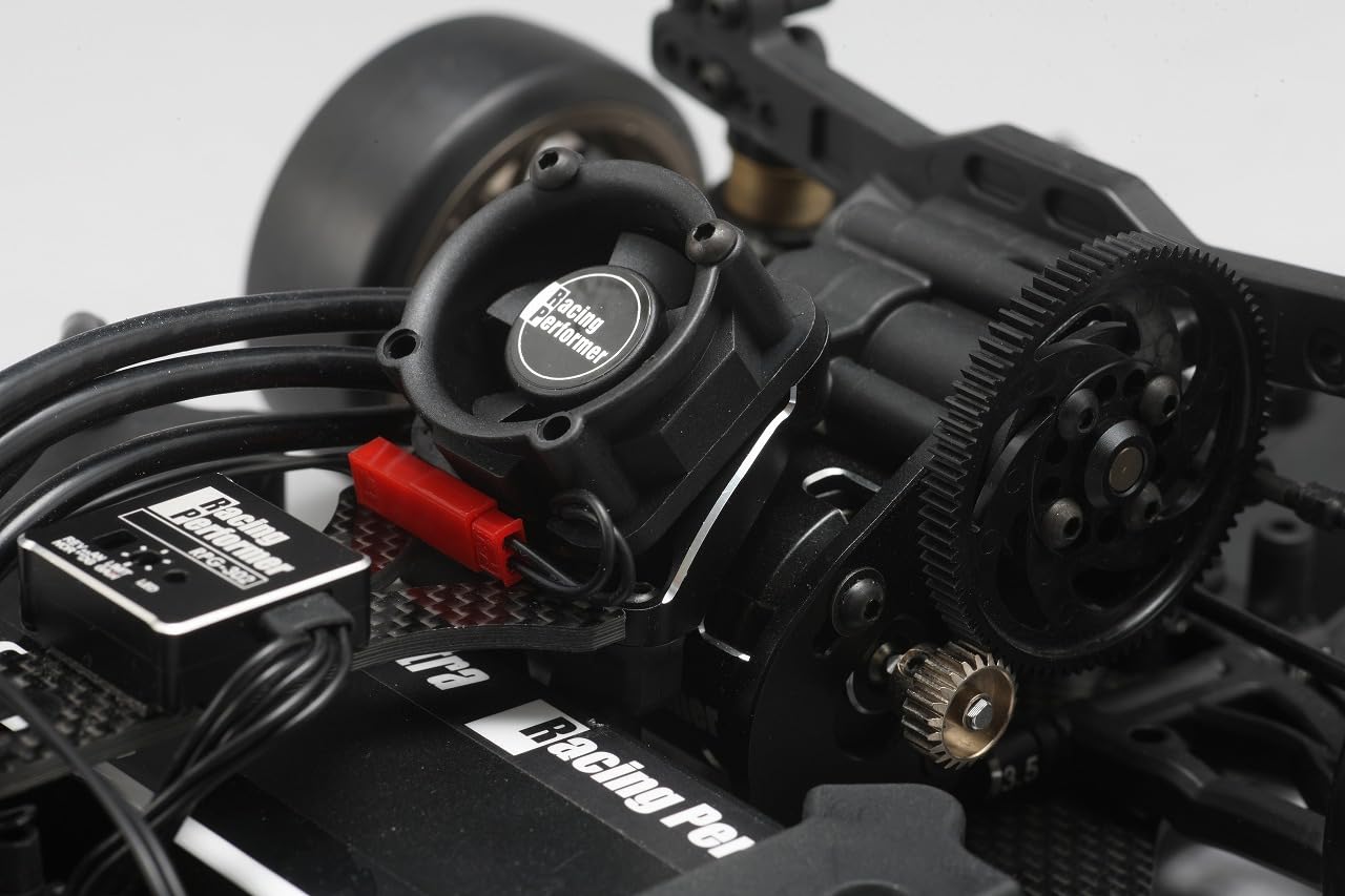 Yokomo Y2-303RBFA Rear Brace/Cooling Fan for YD-2 with Beveled Processing