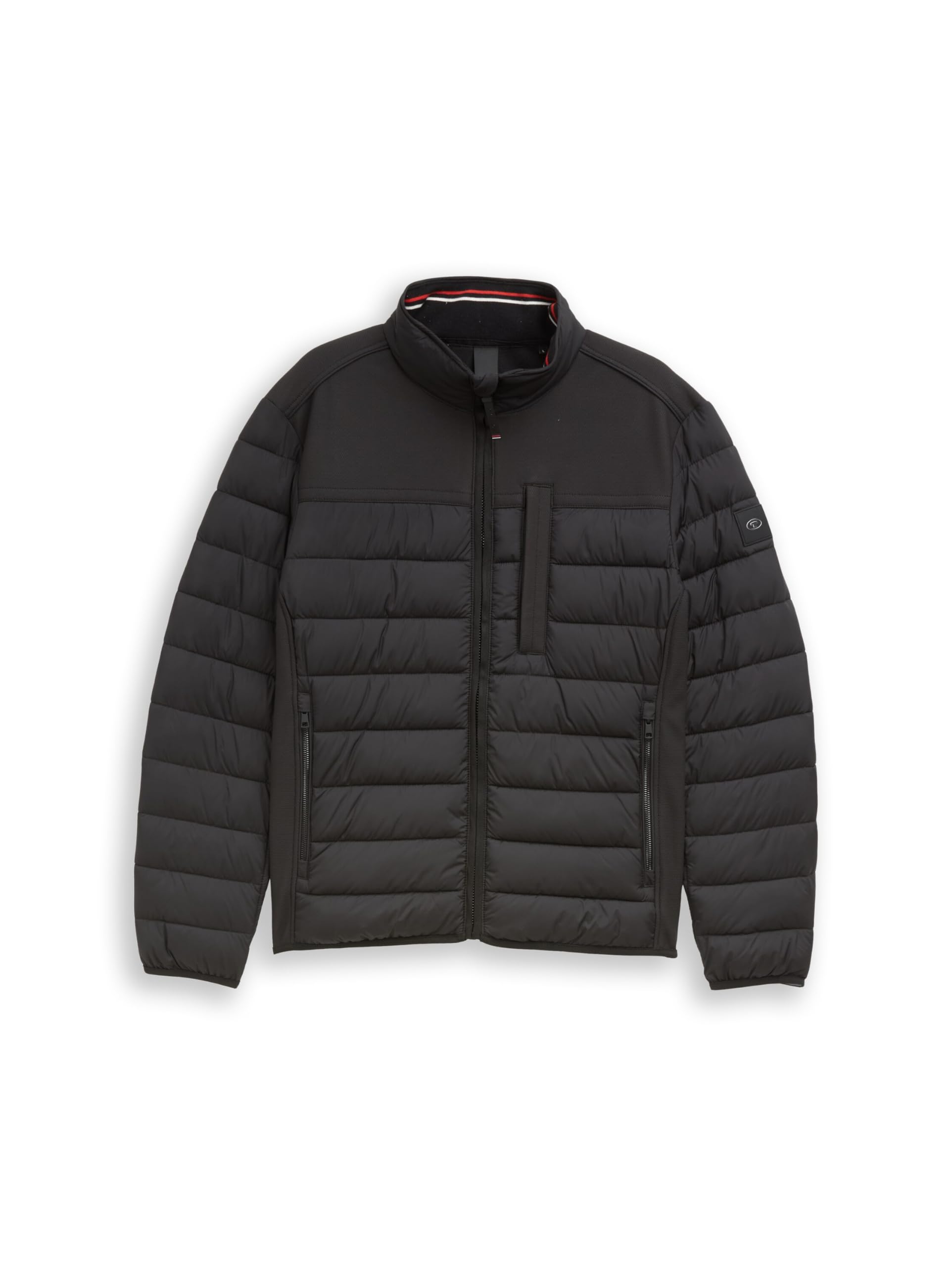 TOM TAILOR Herren Hybrid Steppweste mit Stehkragen