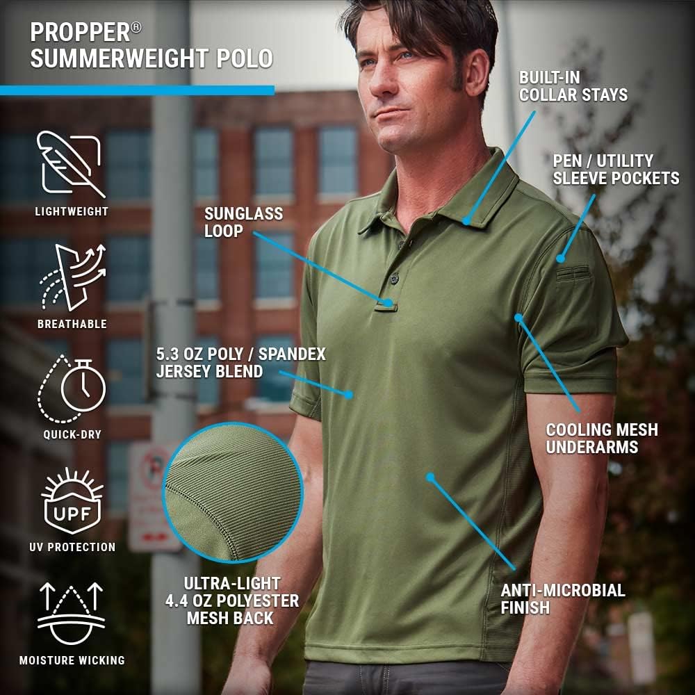 Propper Men's Summerweight Polo Olive Drab XX-Large
