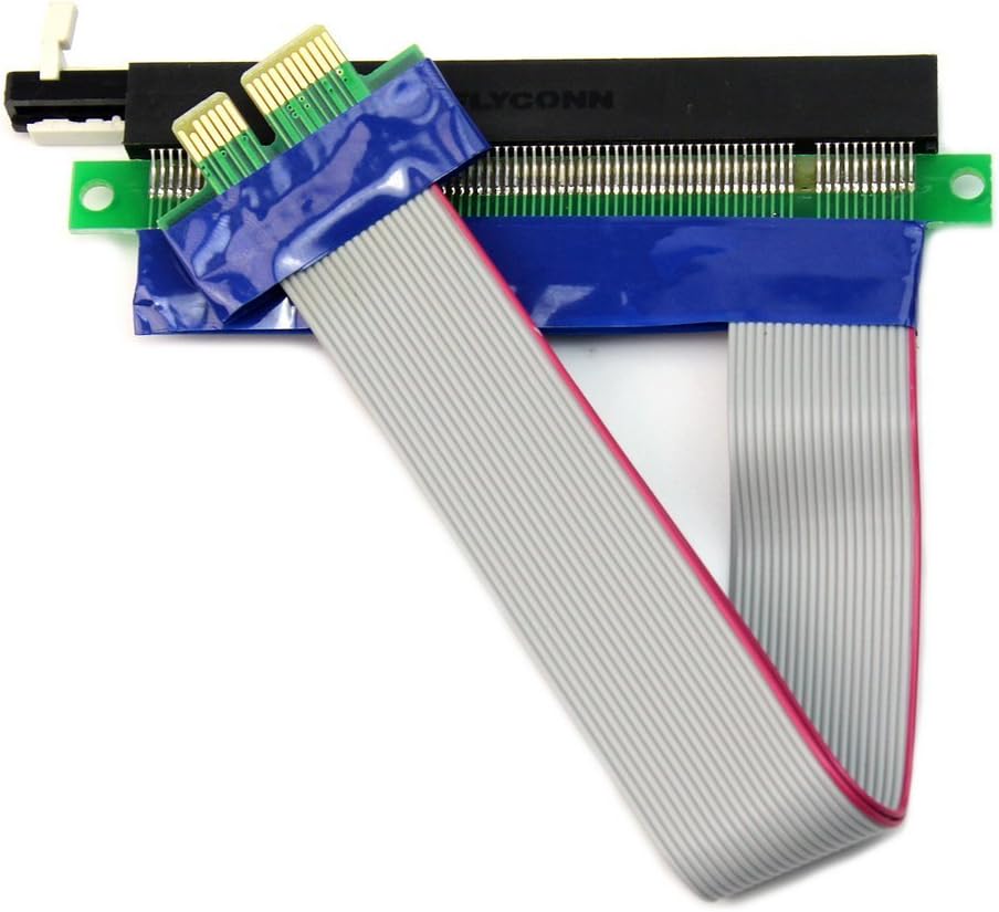 PCIE Micro pcie 1x to 16x Riser Card Adapter Extender Flex Flexible Extension Cable