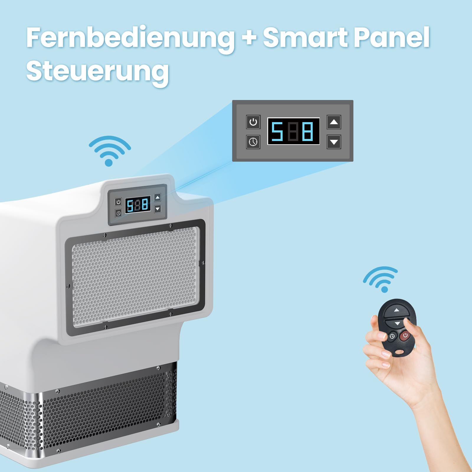 ECOPOOLTECH Gegenstromanlage für Frame-Pools, 1500 GPM, 9 Stufen, R100 | 30V Schwimmtrainer für stationäres Training, ideal für Anfänger, Kinder und Familienfitness