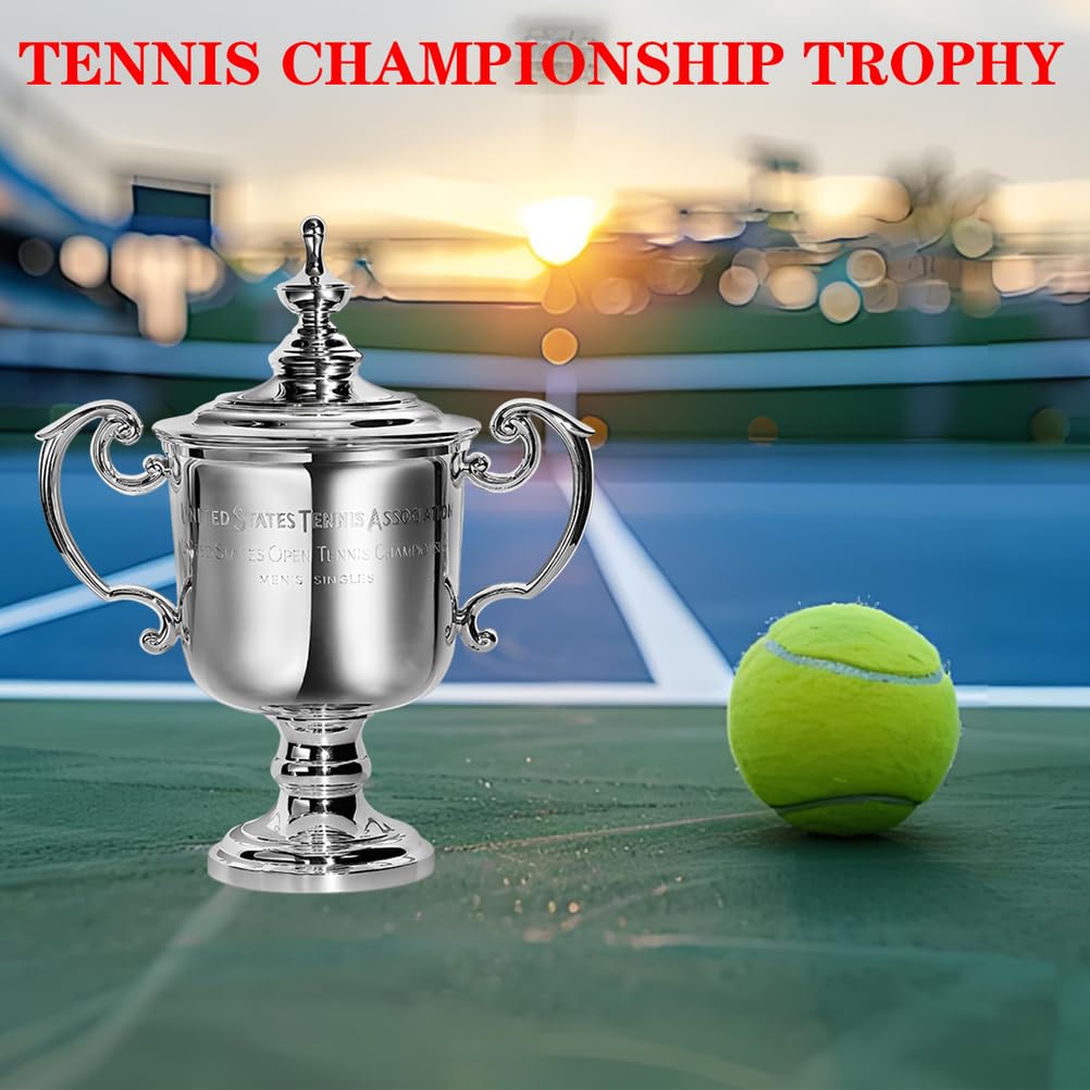 Replica del Trofeo da Tennis Maschile US Open da 6,3 Pollici,Trofei del Campione del Grande Slam,Oggetti da Collezione e Souvenir,Decorazioni per Ufficio e Casa,Regali per Uomo