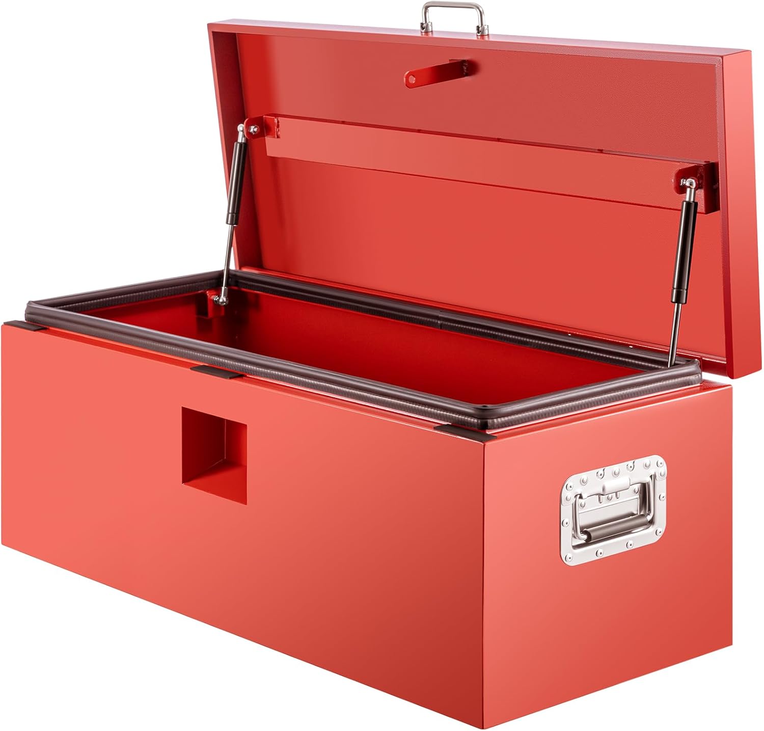 39" Truck Tool Box,Heacy Duty Metal Storage Organizer with Strong locking tongue,Trailer Tongue Box with Safe Hinge, for Truck,Pickup,RV,Garage,Best gift for family and friend,Red Power Coating
