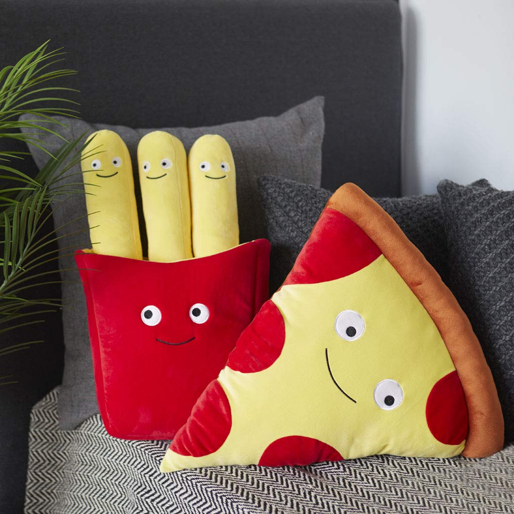 Cojines Kawaii Cojín Fluffy Kawaii Gato Con Auriculares (32x25cm