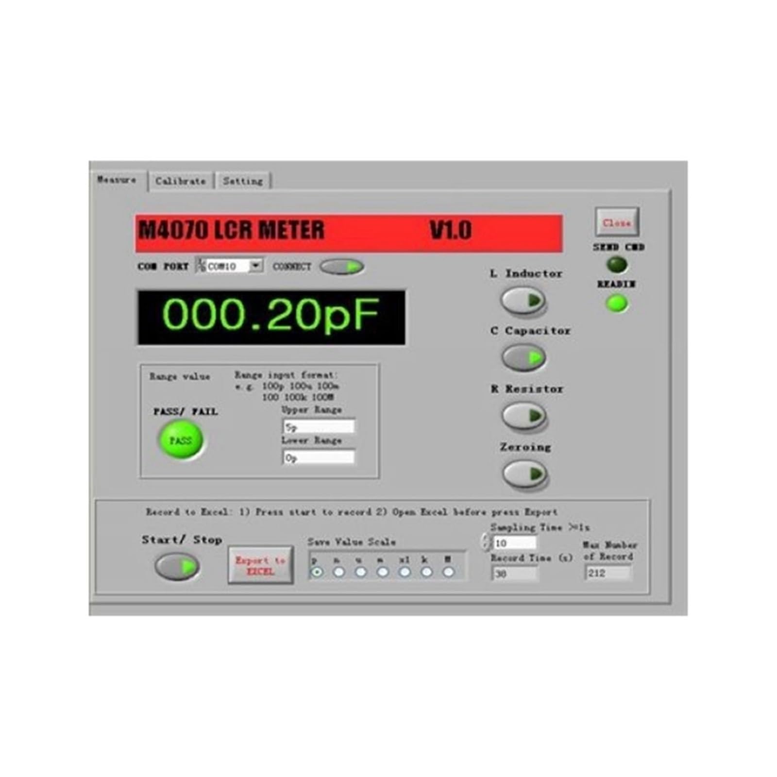 Medidor de Puente LCR de Rango automático, medidor de inductancia de capacitancia Digital Recargable LCD, Rango 100h 100MF 20MR