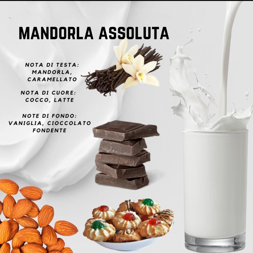 Bignoli Sapone da Barba Artigianale – Sapone da Barba con Schiuma Ricca per Rasatura Tradizionale (175 gr, Mandorla Assoluta) - 3