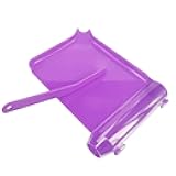 Medarchitect Left Hand Pill Counting Tray with Spatula (Purple - L Shape)