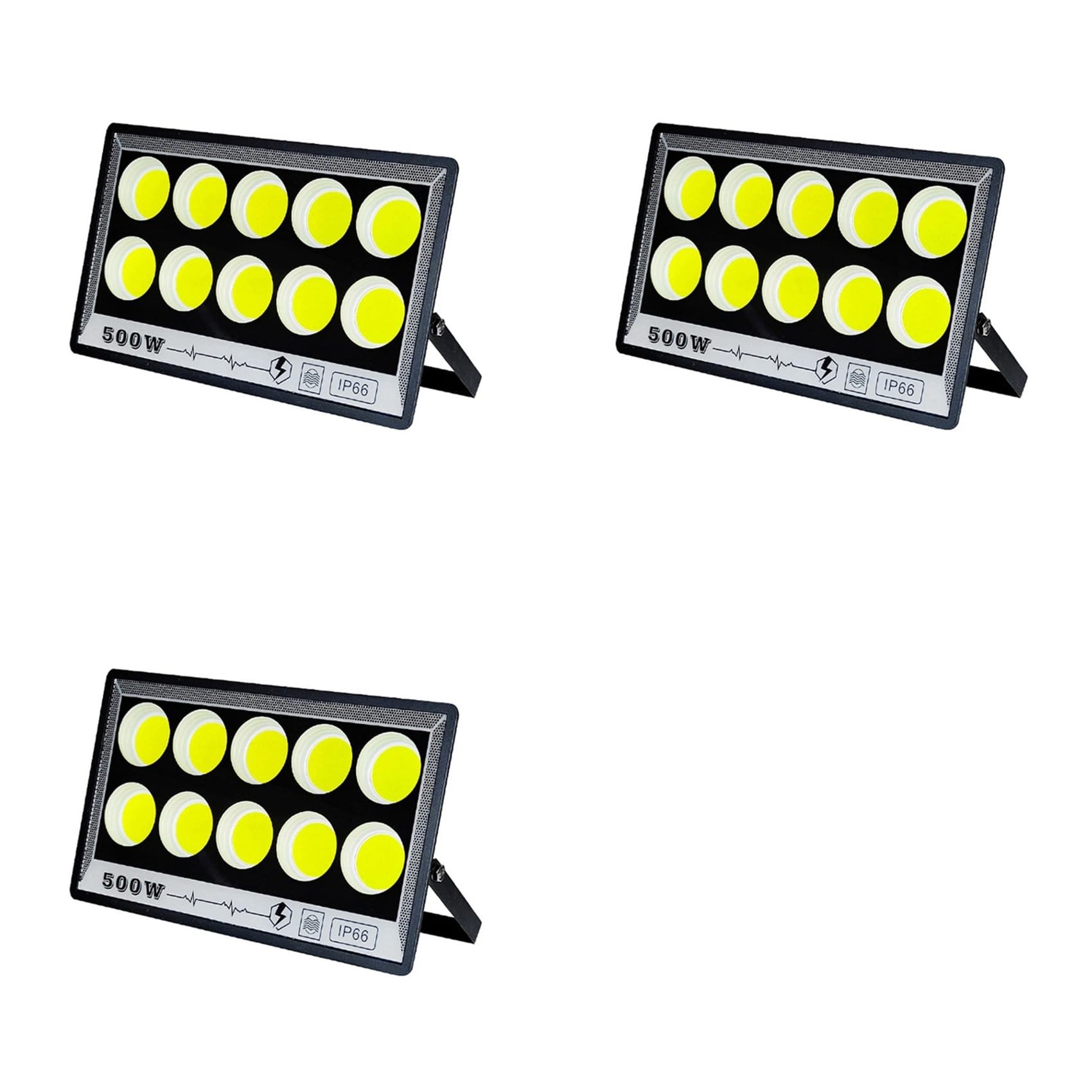 Projecteur LED 500W étanche IP66 avec lampe réflecteur extérieur haute luminosité