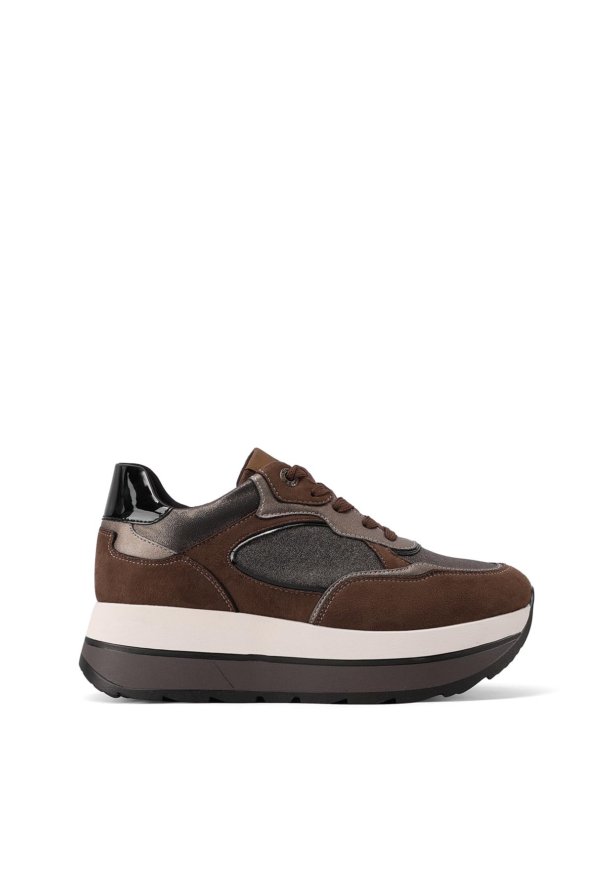 QUEEN HELENA Scarpe da Ginnastica Platform Sneakers Alte Donna X33-18
