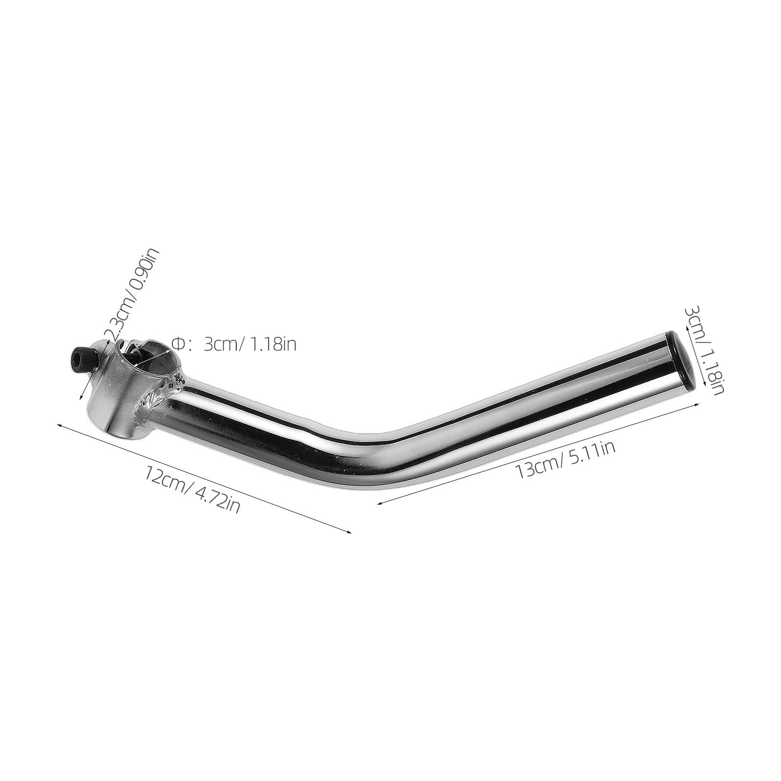 Almohadilla para el mango de andador y silla de ruedas, accesorio ergonómico plata de metal para personas mayores en uso cotidiano