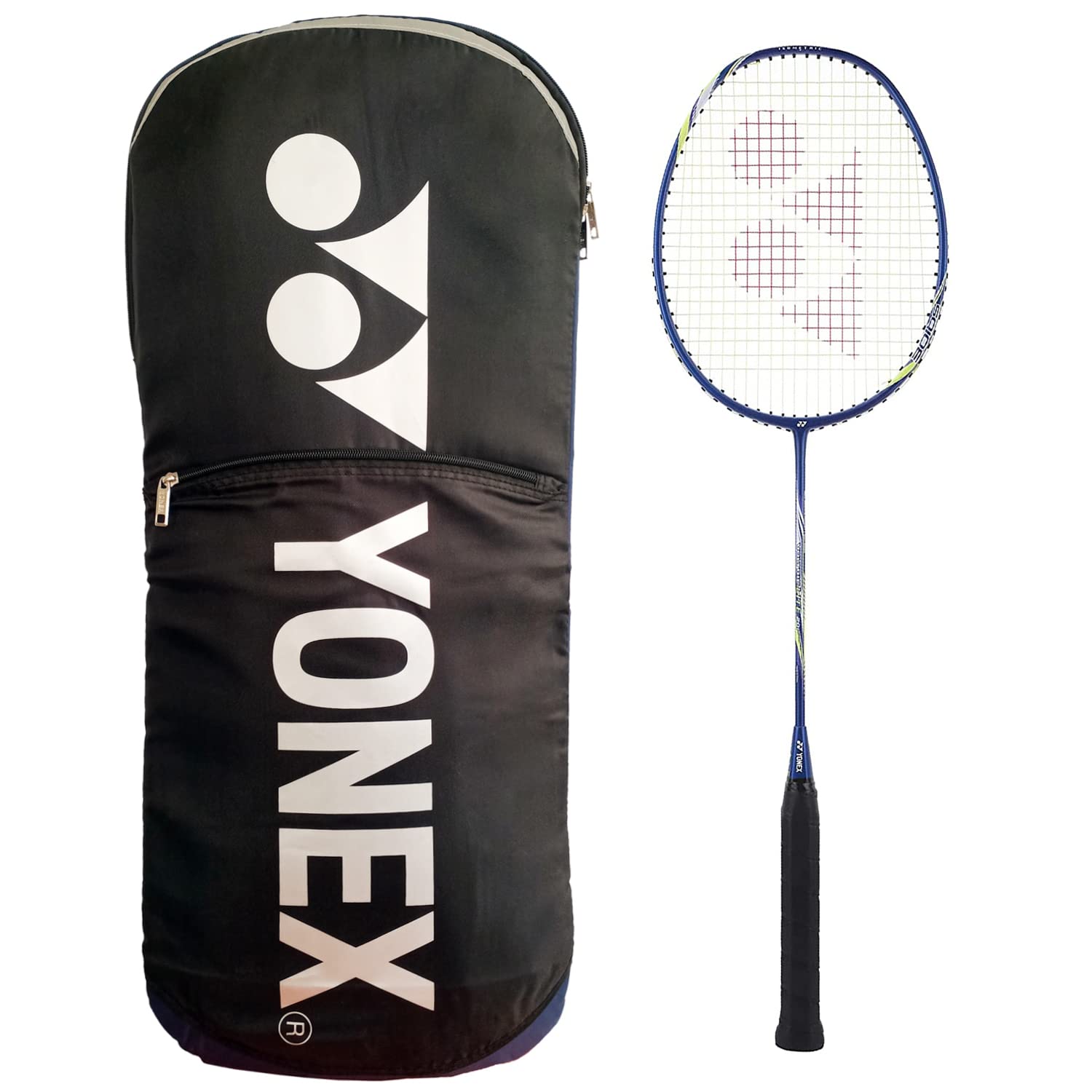 YONEX Polyester, Graphite Sunr As08 Badminton Racket Bag, Black/Navy With Voltric Lite 20I Strung Badminton Racket, Deep Blue-image-29