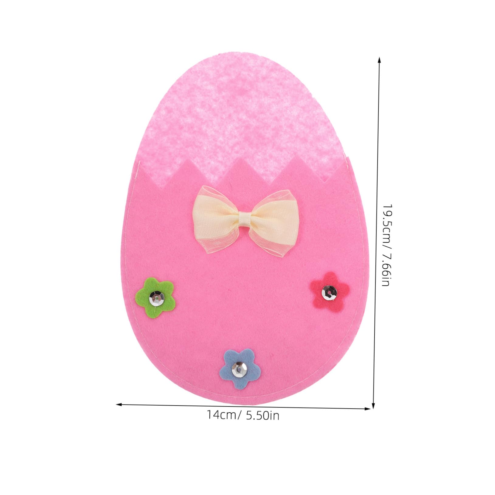 Cabilock 4pcs Easter Cutlery Holders Reusable Utensil Sleeves for Parties Felt Utensil Bags for Forks and Spoons for Spring Celebrations and Table Decorations