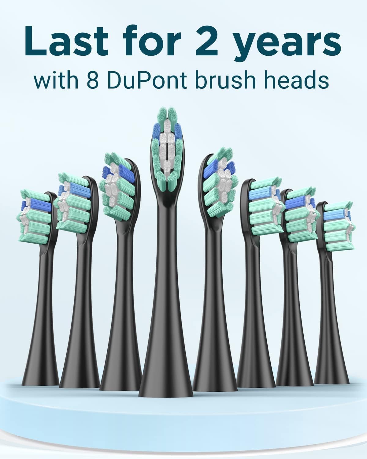 Sonic Electric Toothbrush for Adults PHYLIAN H15 5 Modes Rechargeable Sonic Toothbrush with 8