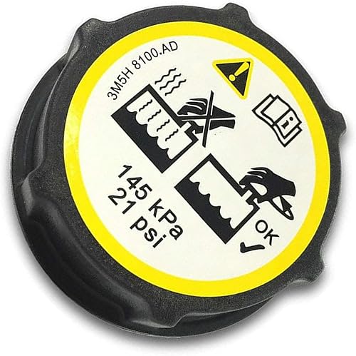 Unifizz Tapa para radiador de coche, tapa de depósito de refrigerante, compatible con Ford B MAX, C MAX, FIESTA, FOCUS, TRANSIT, CONNECT, COURIER,