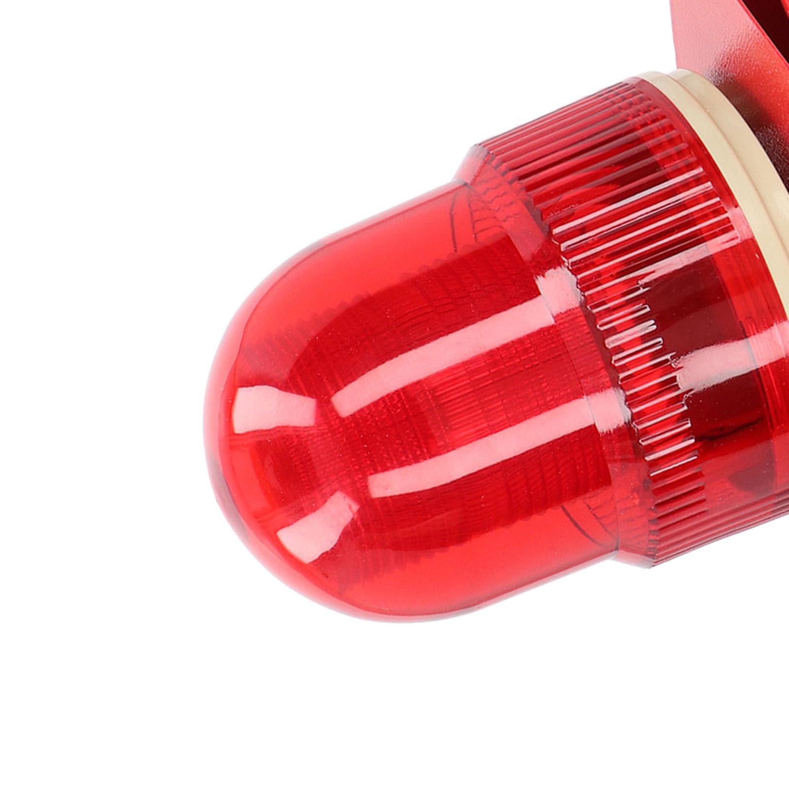 para Uso Industrial y de construcción: Alarma de Sirena Industrial con luz estroboscópica LED - Enchufe Estadounidense de 110 V - Luz de Advertencia de Montaje en Pared con