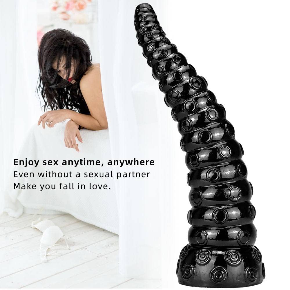anale Ventosa con plug anale alieno, tentacolo in silicone da 38 cm, realistico per donne e uomini, principianti, massaggio prostatico, grande sex toy