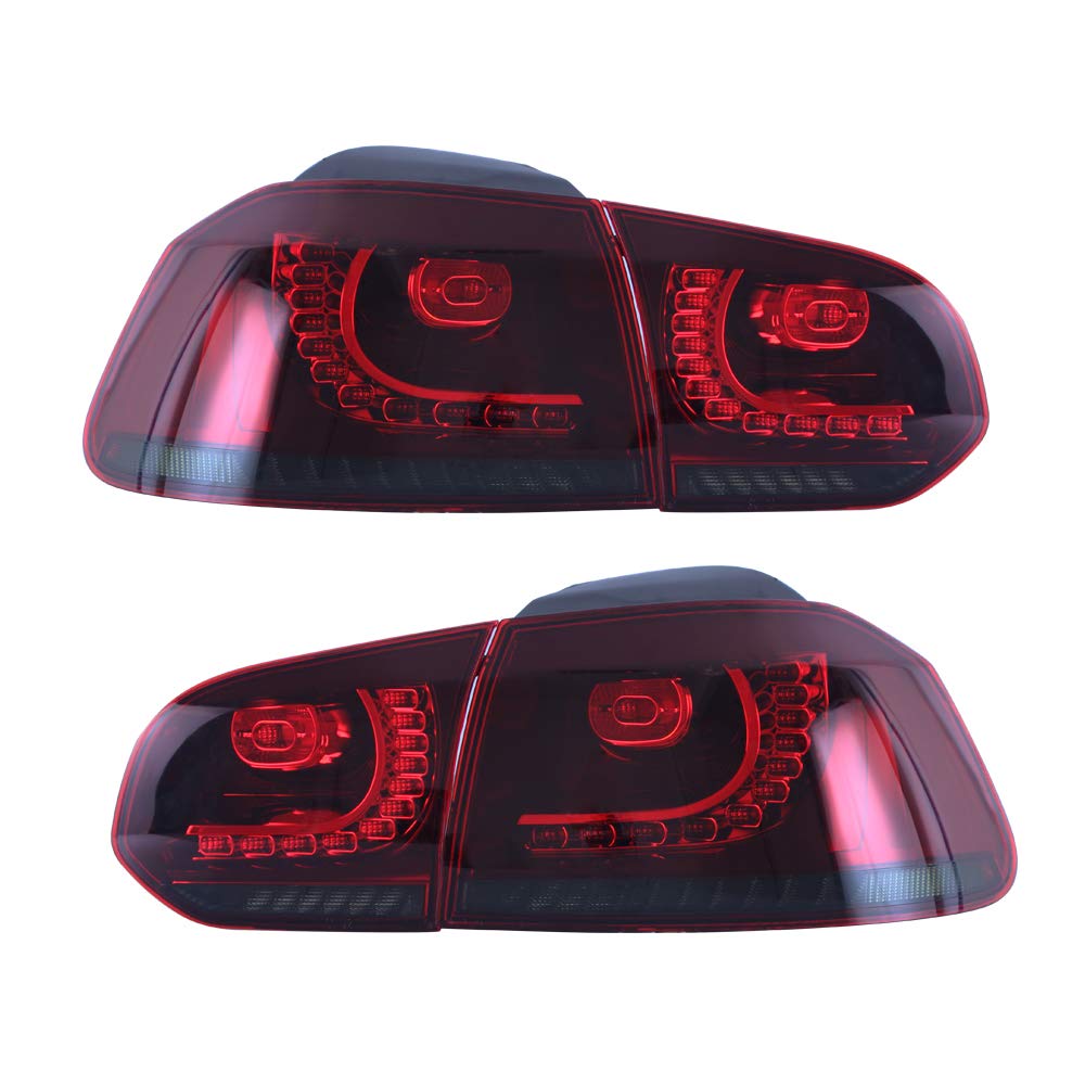 VLAND LED Tail Lights for Golf 6 MK6 TSI TDI GTI GTD R20 20082013 with