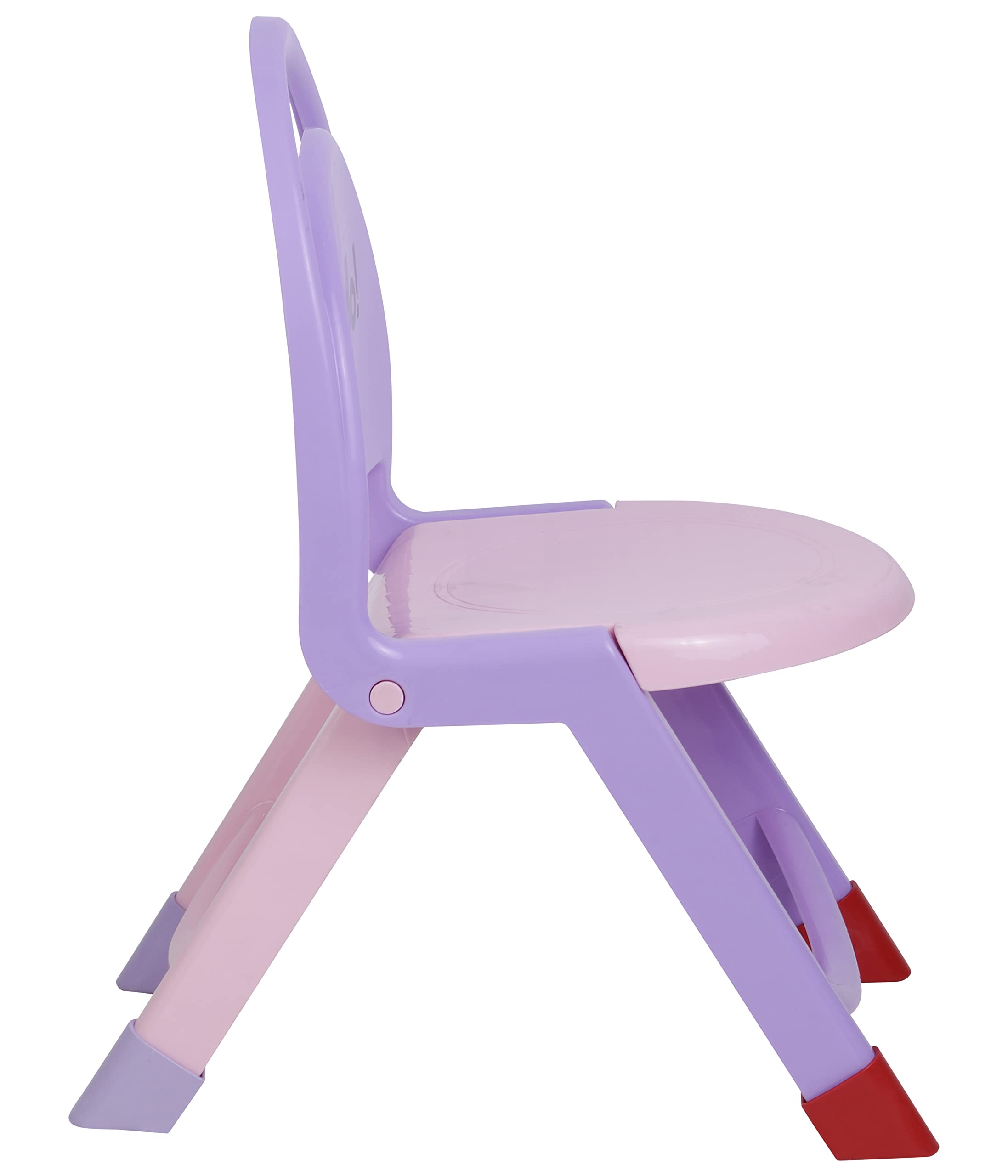 Zerya Sturdy Kids Foldable Chair with Back Support Strong and Durable Plastic Chair for Kids (Pink) 1