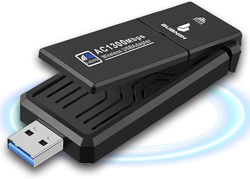 Miniatura 8 de Adaptador USB WiFi 6, adaptador WiFi USB, 802.11AX, AX1800M, 2.4GHz574Mbps+5GHz1201Mbps, antena de doble banda 5dBi de alta ganancia, WPA3,