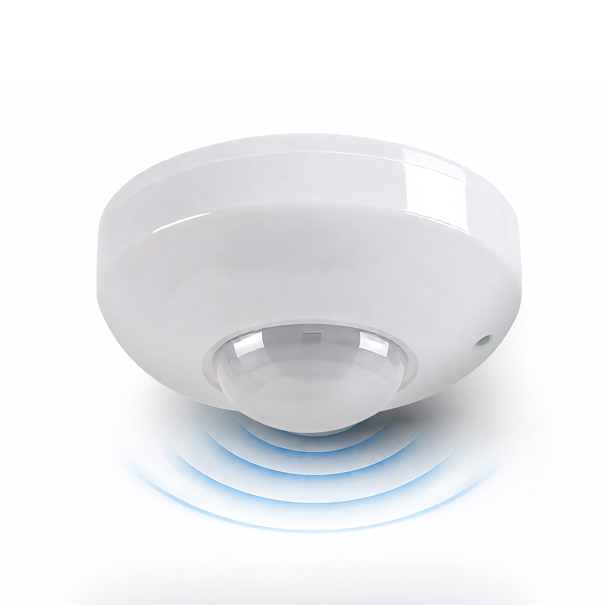Forus 360 Degree Occupancy Slim PIR Motion Sensor with 3 Years Warranty for Indoor, Outdoor Light Auto On/Off Sensor, Electricity Saving Motion Detector Switch, Ceiling Mounted, 1PC Pack-image-0