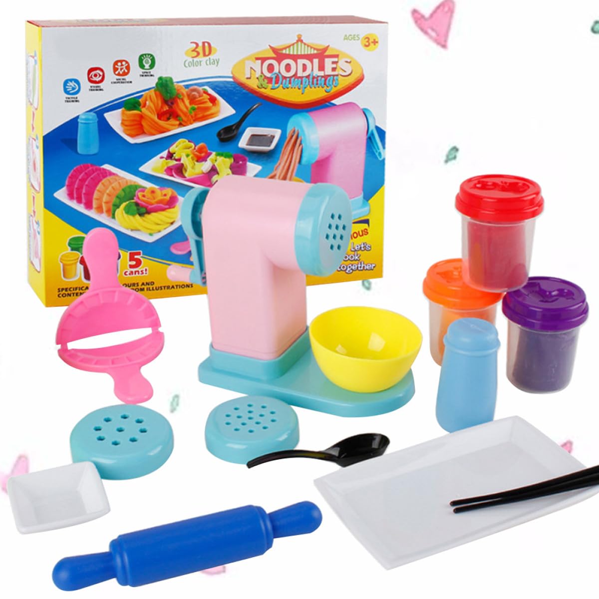 Máquina de Fideos de Plastilina 3d de Plástico 1 Set