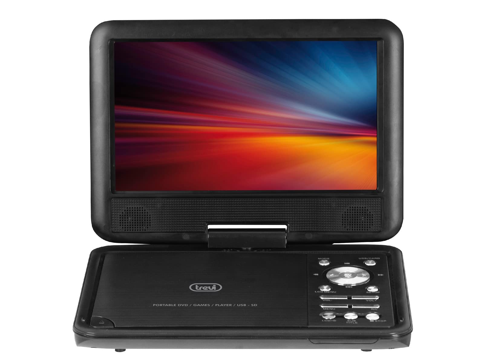 WeGeek - Reproductor DE DVD PORTÁTIL 9" USB SD Encendedor DE Cigarrillos 12V Trevi PDX 1409 S2