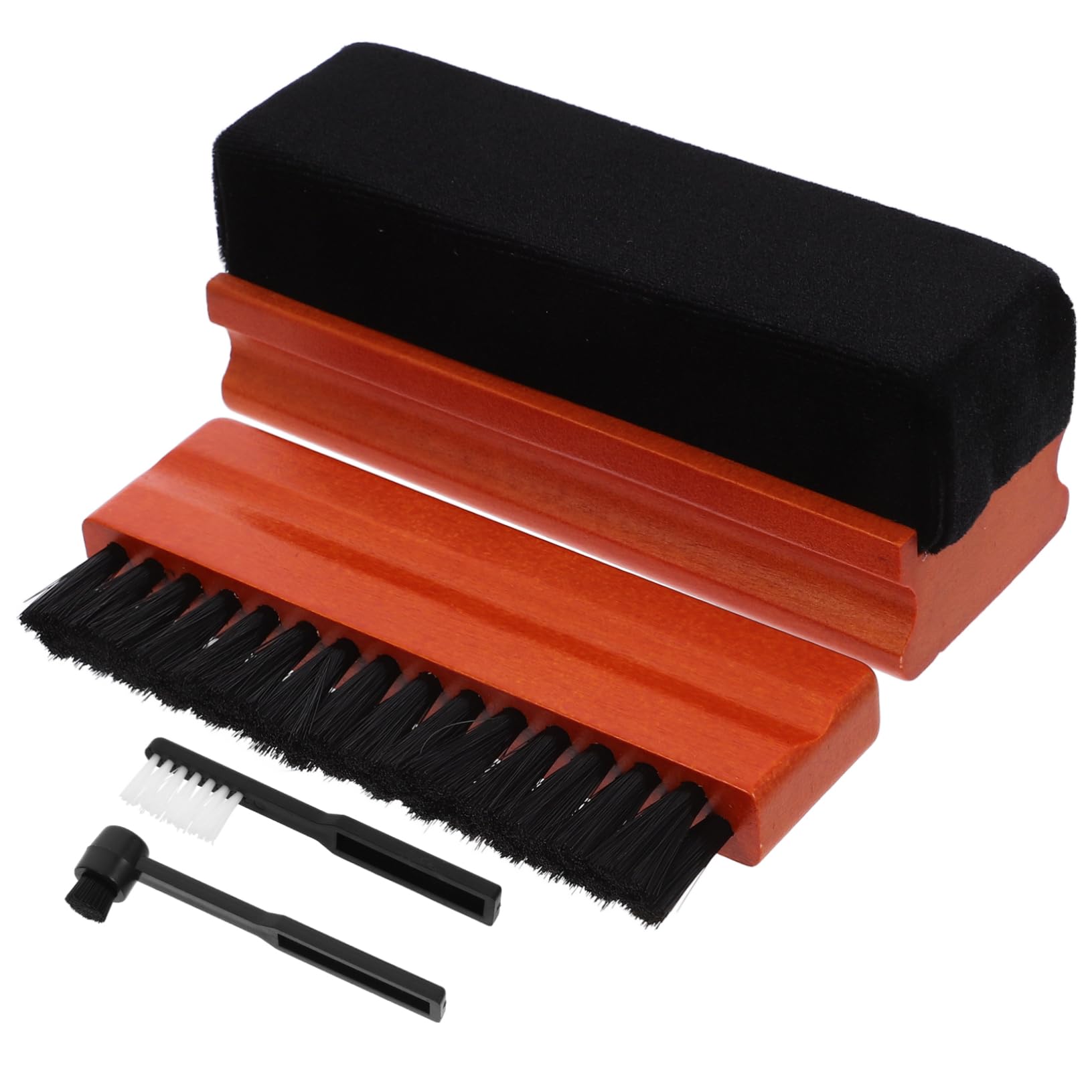 Happyyami 1 Set Record Cleaning Kit Set with Durable Brushes for Deep Cleaning Portable and User Friendly Care Tools for Turntables and Record Players