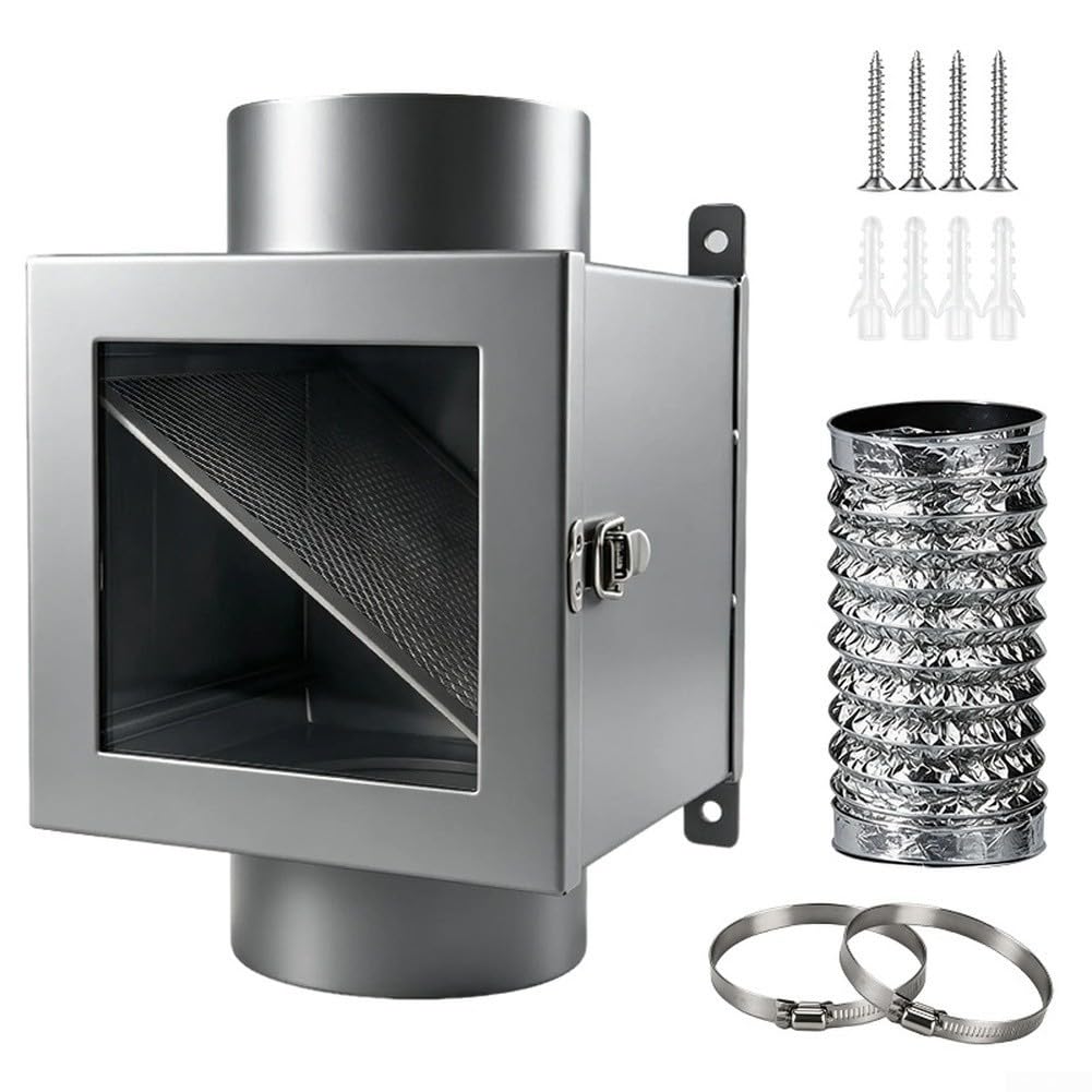 4 Zoll Metall Flusensieb für Wäschetrockner mit Filtergitter