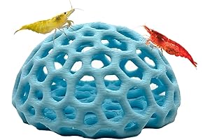 CTWPets Cherry Shimp Fish Tank Colorful Shrimp Dome Hide
