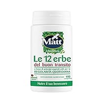 Matt, Le 12 Erbe del Buon Transito, Integratore Alimentare a Base di Principi Vegetali Utili per la Regolarità Quotidiana, Favorisce la Funzione Digestiva, Confezione da 100 Compresse