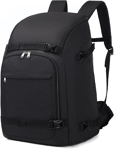 Miniatura 1 de Octsky Bolsa para botas de esquí, mochila de viaje para botas de esquí de 50 litros, bolsa de snowboard para casco de esquí, gafas, guantes, esquís