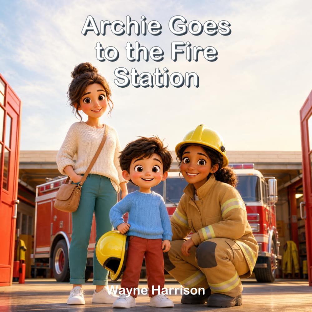 Archie Goes to the Fire Station: A Rhyming Story About Firefighters, Teamwork and Staying Safe