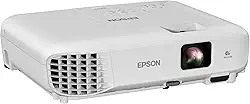 Epson EX3290 Projetor 3LCD WXGA de 3 chips, 4.000 lúmens, alto brilho de cor, 4.000 lúmens de brilho branco, 2 HDMI, alto-falante integrado