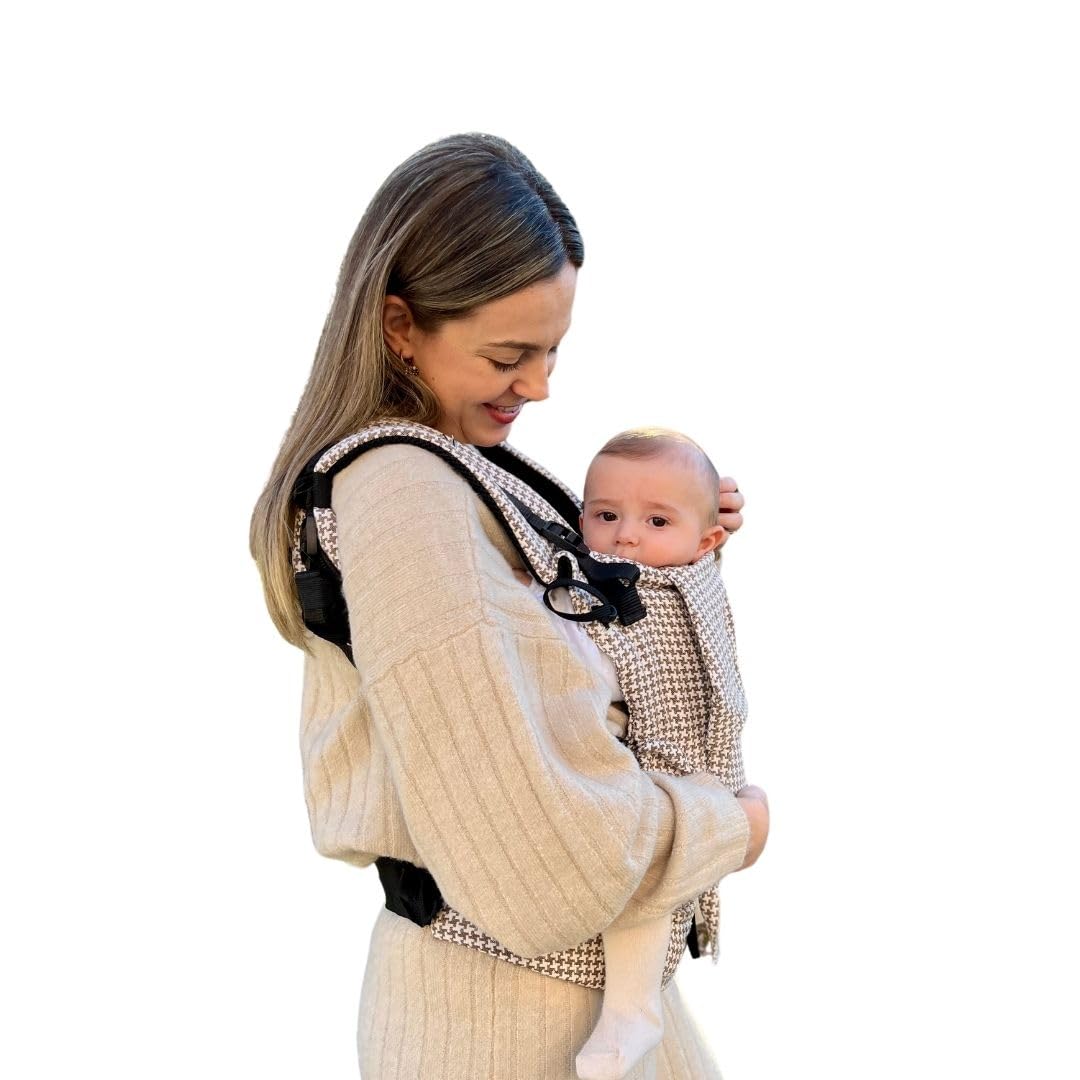 Amarsupiel - Mochila Porteo Bebe Evolutiva y Ergonomica - Cómoda y Fácil de Ajustar a la Espalda - Portabebes Recien Nacido de Algodón - Orgánico & Transpirable - Canguro para Bebe (Beige) — view 20