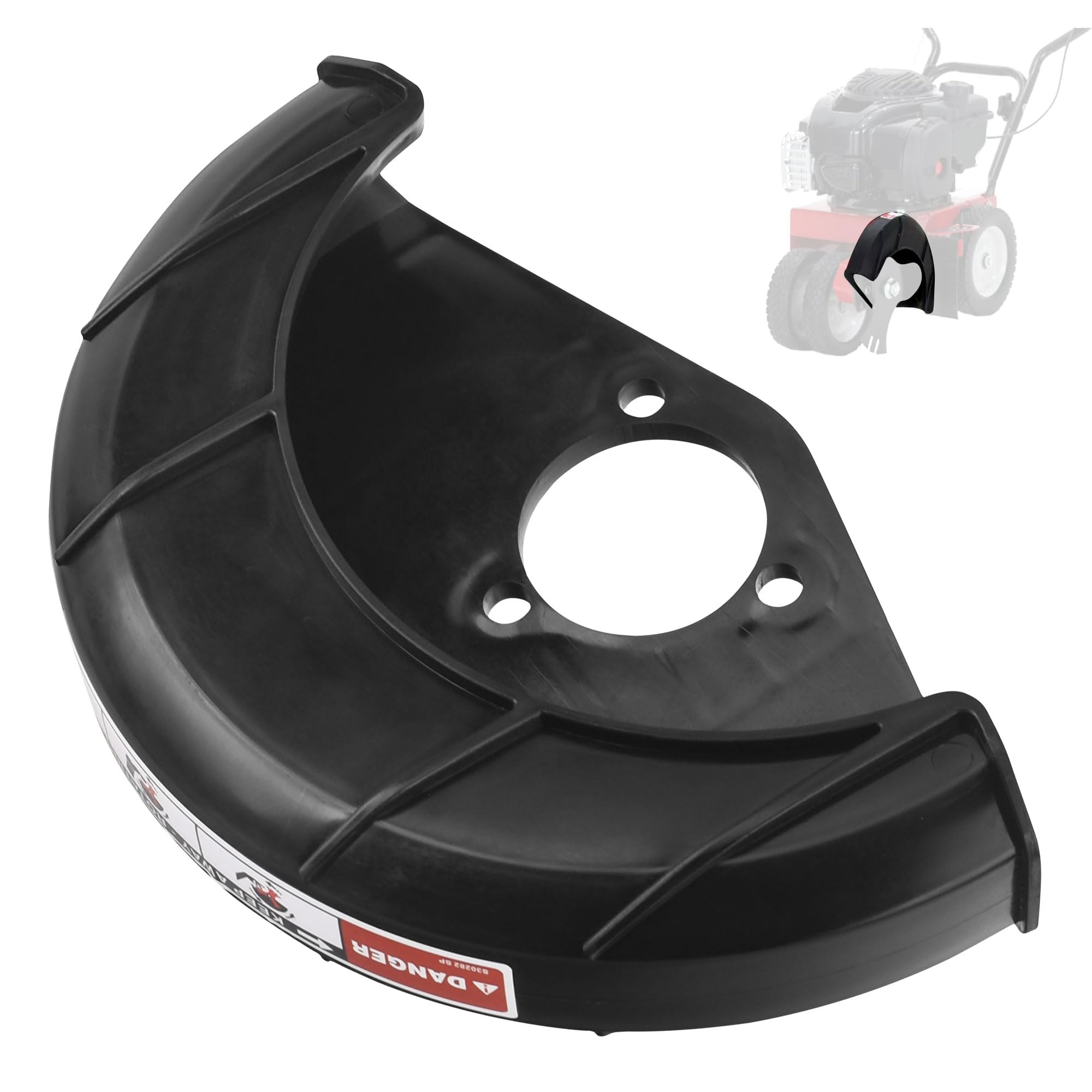 731P05064 Protector de cuchilla de bordeadora con etiqueta compatible con Cub Cadet 25B-552J710, LE 100, LE100, LE100 CC Edger Trencher, reemplaza: 753-05547, 731-05064