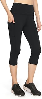 TRASA Active 3/4th Yoga Pants for Womens Gym High Waist with 2 Pockets, Tummy Control, Workout Pants 4 Way Stretch Yoga Ca... Price In India