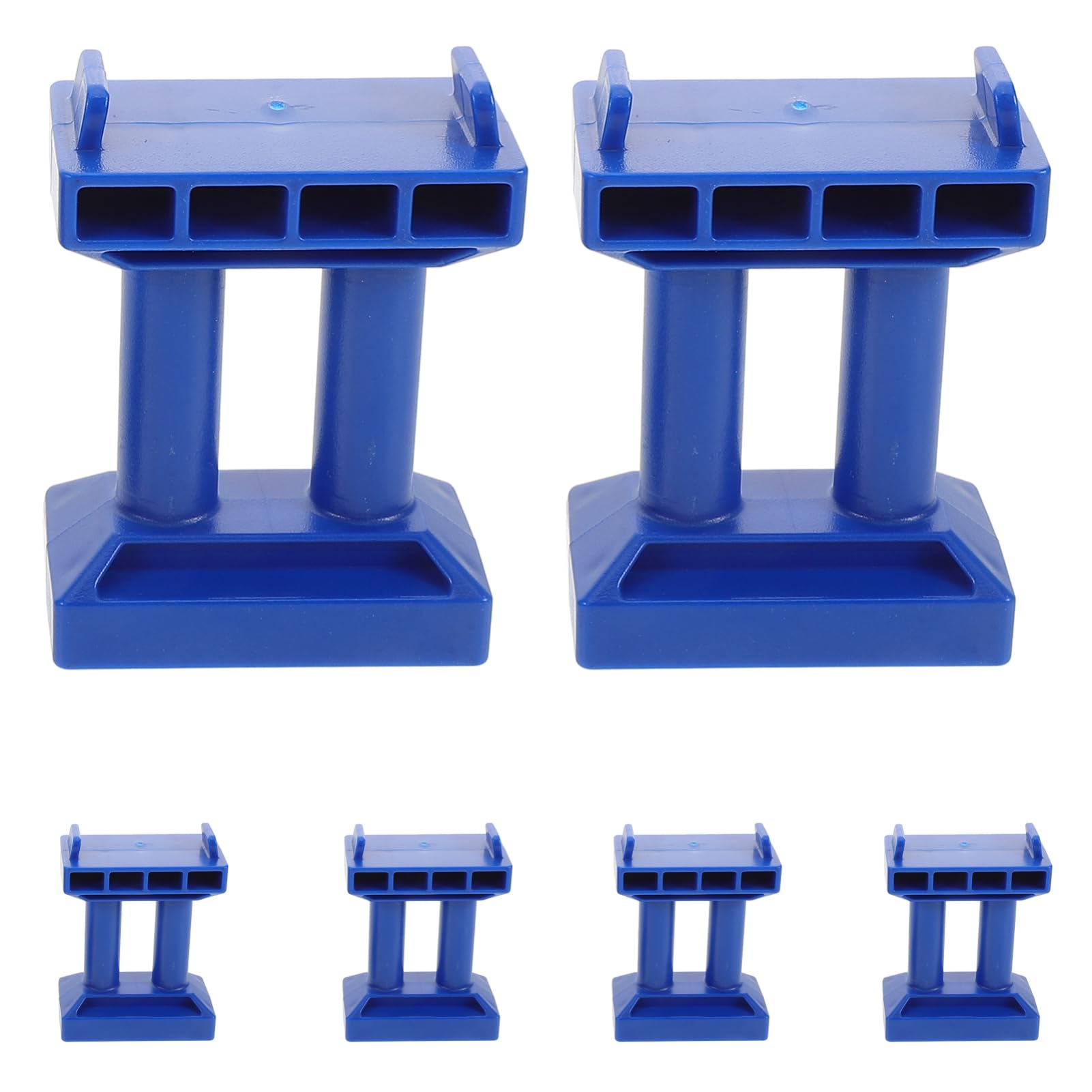 TOYANDONA Imaginative Trains 6 Pcs Train Bridge Track Adapter and Support Risers for Toy Railways