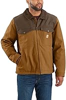 Carhartt Men's Montana Rugged Flex Duck Relaxed Fit Insulated Jacket - Flexible, Warm Workwear for Hunting & Farm