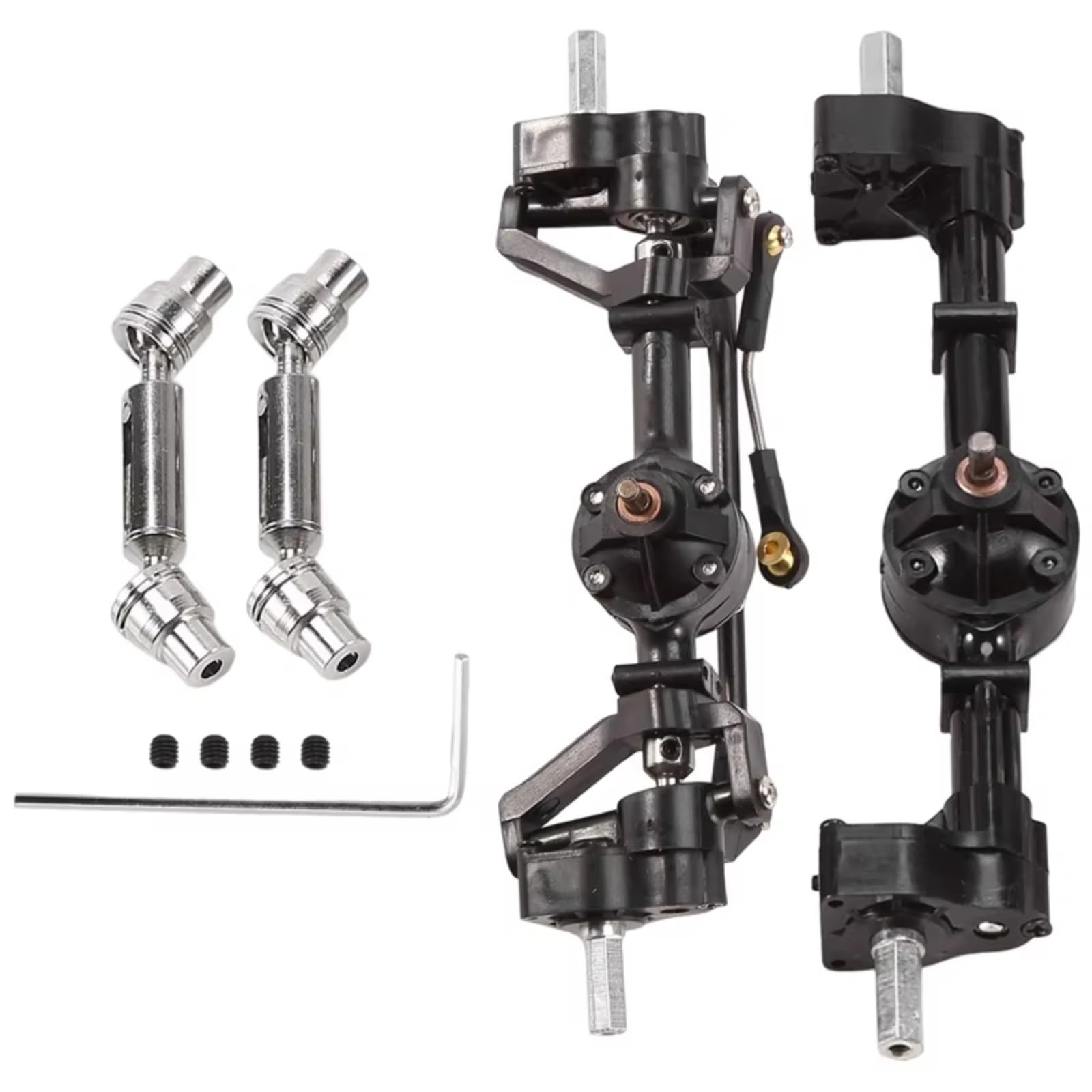 Compatibile Con WPL C14 C24 C24-1 C34 C44 B14 B24 1/16 RC Car Upgrade Parts Accessories 2 Pezzi Albero Di Trasmissione Anteriore E Posteriore Accessori