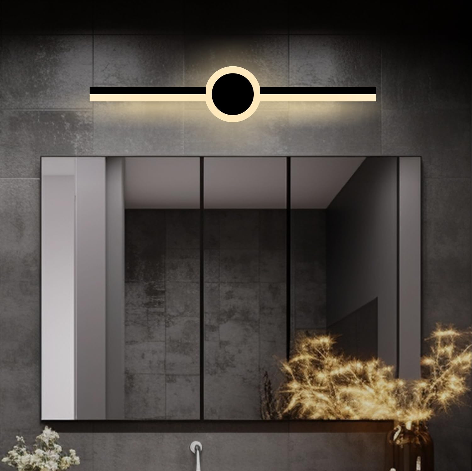 Lamp master Home Decoration, Wall Lights for Living Room, Bathroom, Vanity Light, Fixtures Black, Modern Bathroom, Bedroom, Kids Room, Wall Lighting for Mirror Modern Chandelier (Warm White) (B0D7W5YYV4) Amazon Price History, Amazon Price Tracker