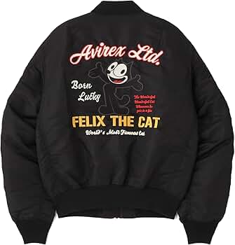 Amazon | [アヴィレックス] FELIX フィリックス コラボ MA-1ジャケット