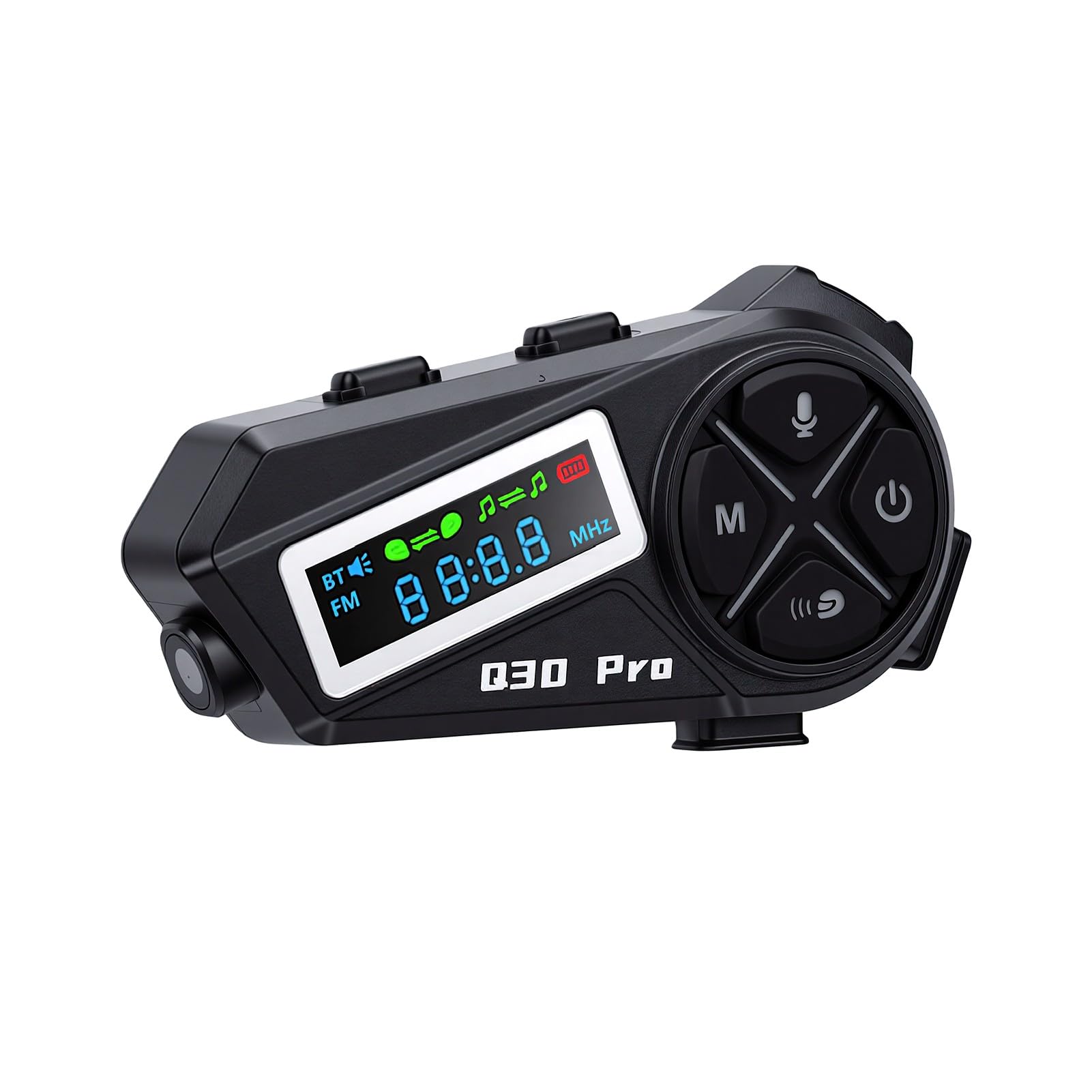 Casque Bluetooth pour Moto, avec Micro Antibruit et Affichage LED pour Les Aventures en Plein Air, Son HiFi, étanche