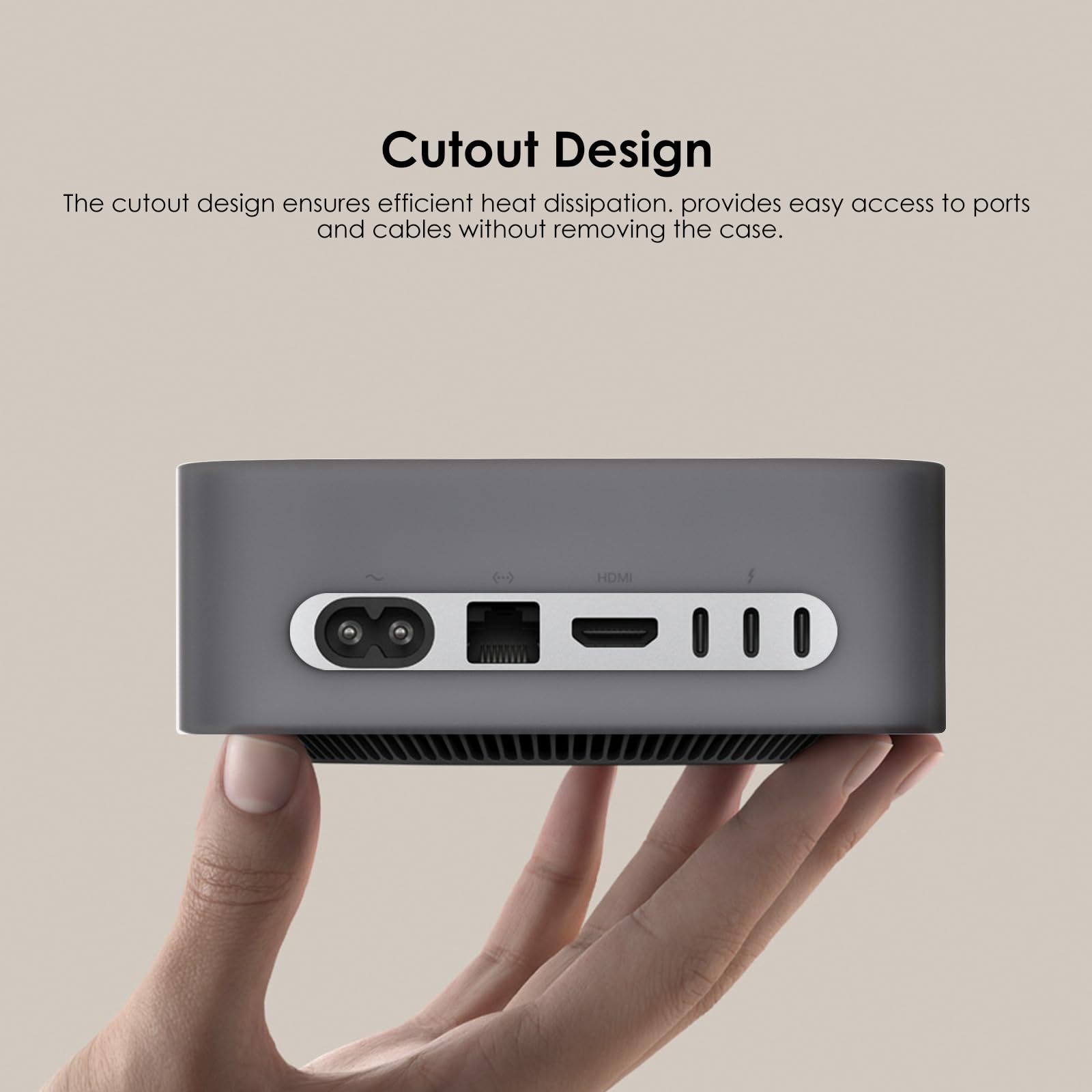 Funda Protectora Para Mac Mini M4/Pro, Funda Protectora De