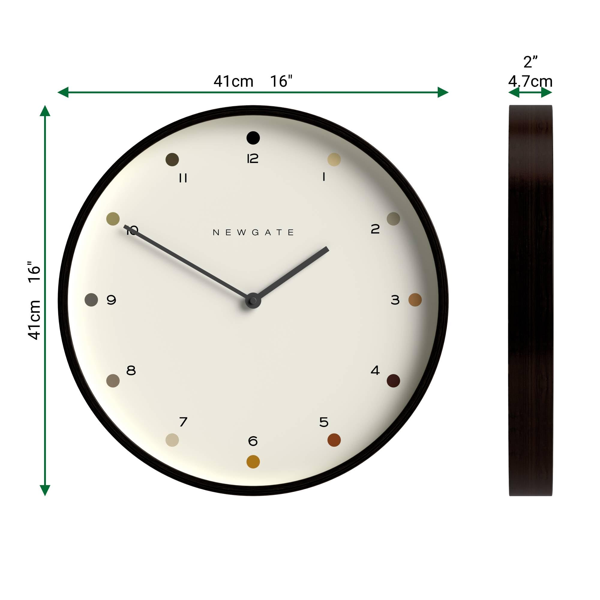 コンラン　NEWGATE MR CLARKE PALE WOOD CLOCK Buy Newgate Mr Clarke Hockey Pale Wood Wall Clock Cream Dial 41cm