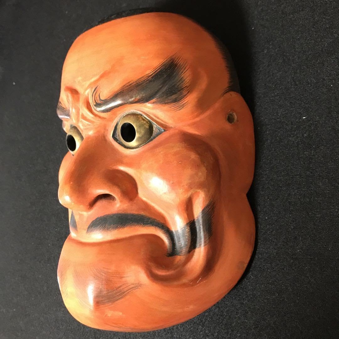 Amazon.co.jp: 能面 木彫り 小べし見 : 文房具・オフィス用品