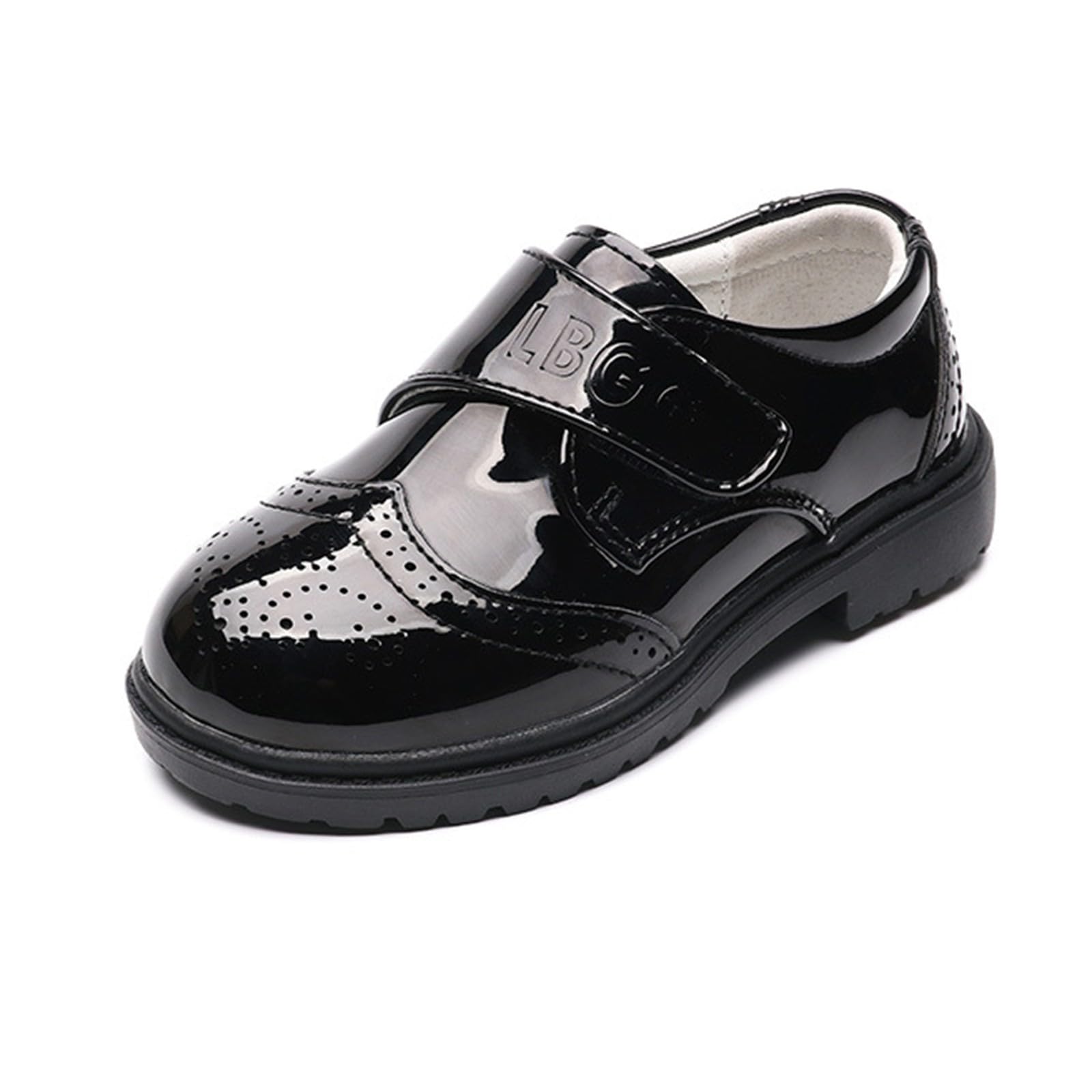 Chaussures Habillées en Daim Verni pour garçons à Lacets Chaussures de Mariage Formelles Brogue Cuir Oxford Chaussure de Ville à Lacets pour Mariage Costume