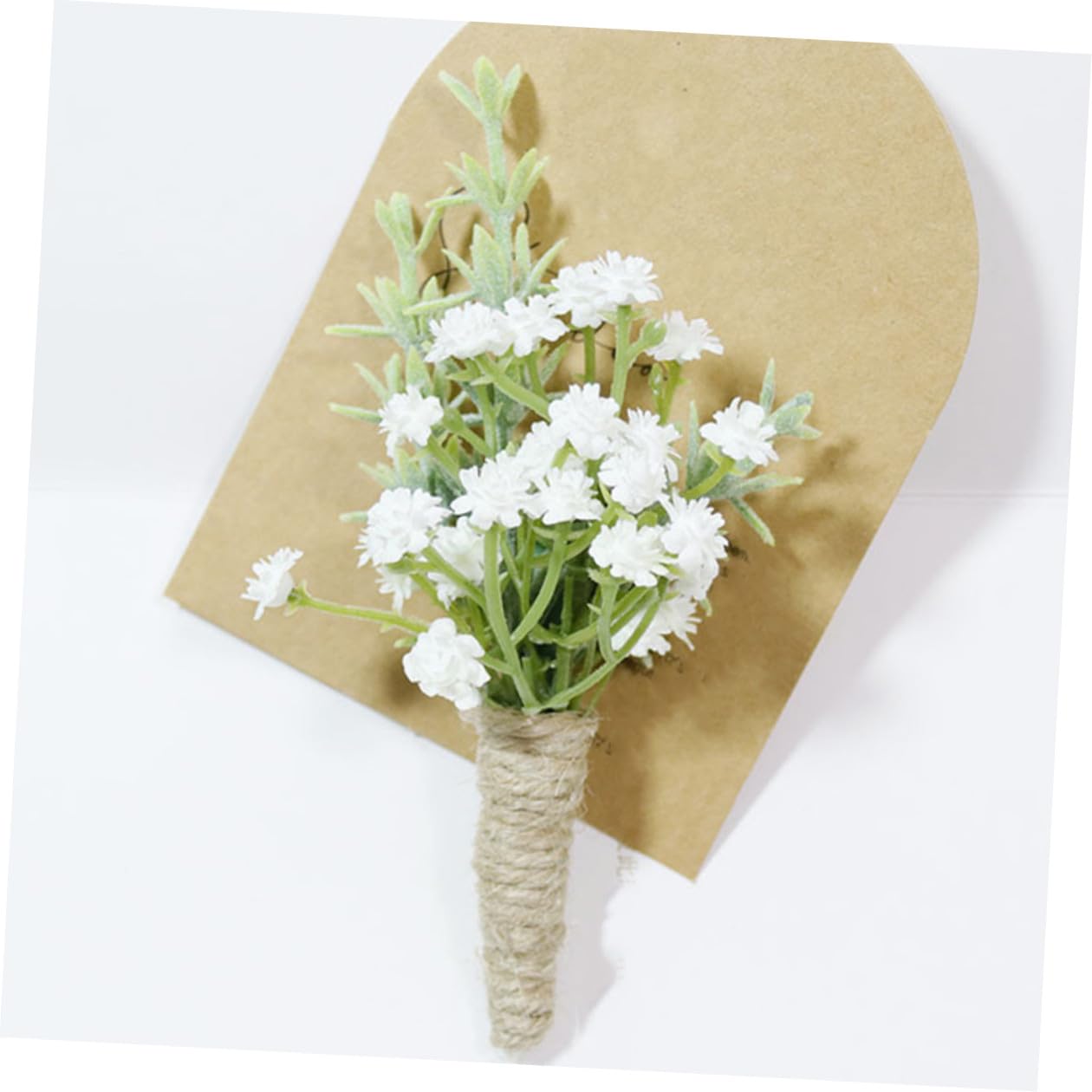Hochzeitsboutonnière für Herren 10 Stück Pp mit Sicheren Nadeln | Ansteckblume für Bräutigam, Trauzeugen und Gäste, Elegant und Charmant, für Hochzeit, Eröffnung, Feier