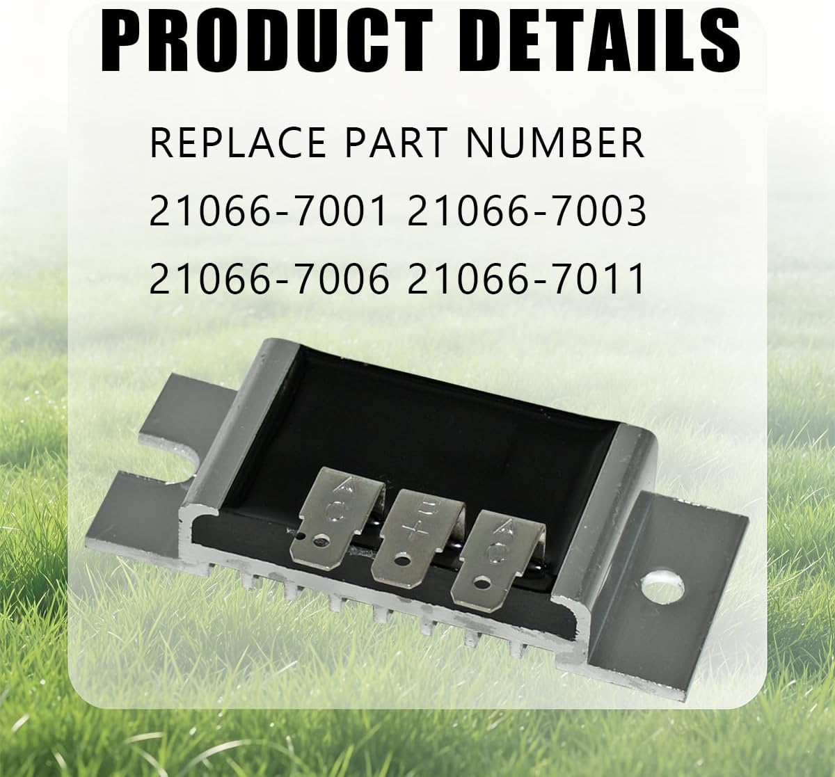 21066-7011 Voltage Regulator Fit for Kawasaki FH/FX Series Engines,Replace for 21066-7001 21066-7003 21066-7006