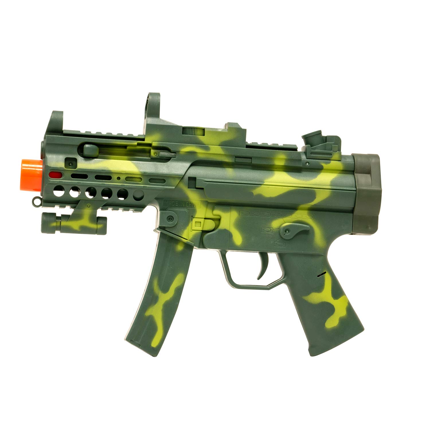 Gun Toys for Boys Tactical Combat Military Mission Camouflage Machine Gun Toy with Lights and Sound Effects for Kids Playing